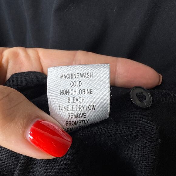 Fairway & Greene Large The Masters Long Sleeve Black Cotton 3-Button Polo Shirt‎ - Picture 10 of 10